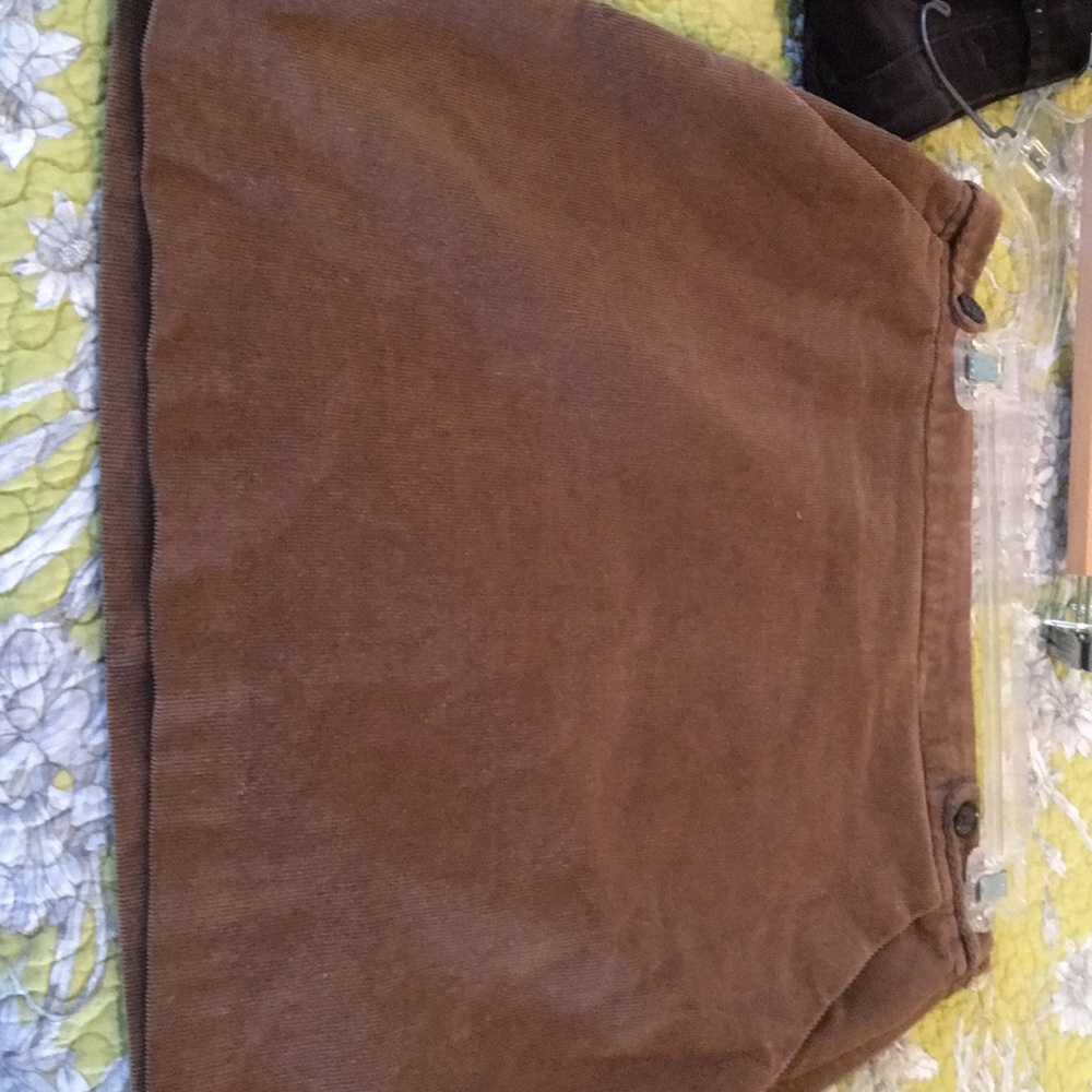 Banana Republic corduroy brown skirt size 6
